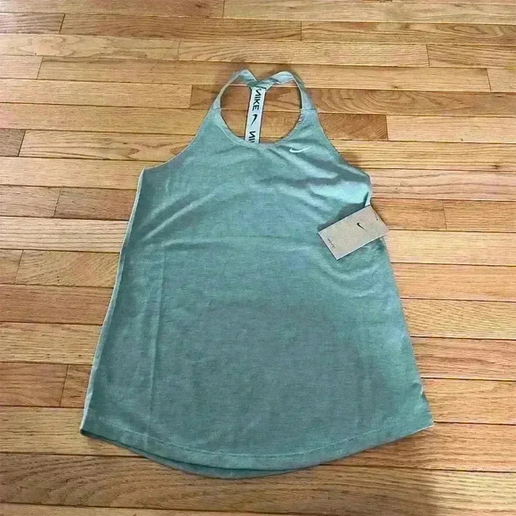 Nike Women's XS Gray Dri-FIT Racerback Tank Top Casual Summer Wear - Picture 1 of 7